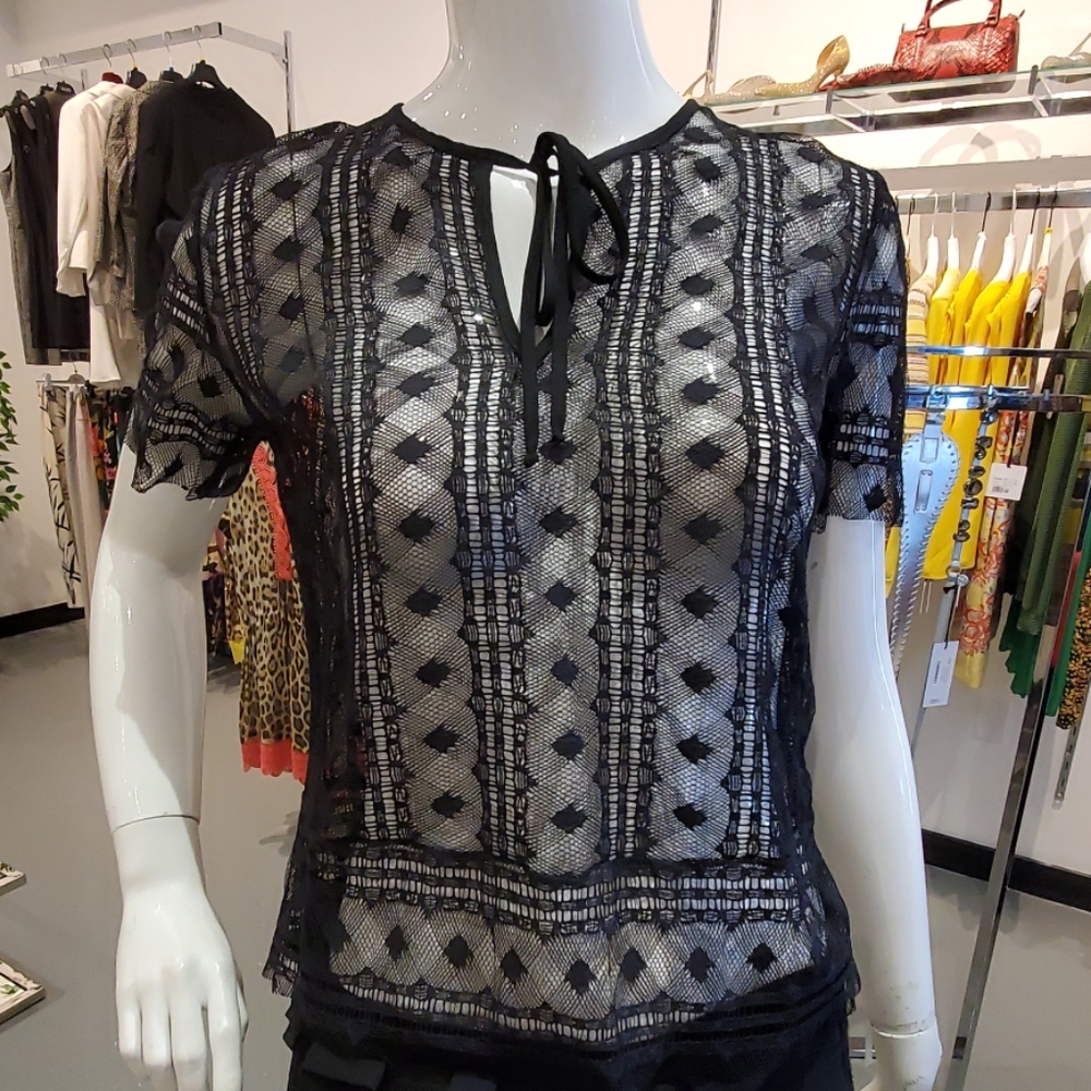 Trussardi Lace Blouse